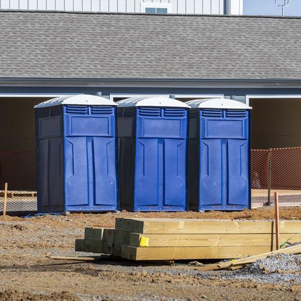 Heavy-duty construction site porta potty in Butler, Pennsylvania